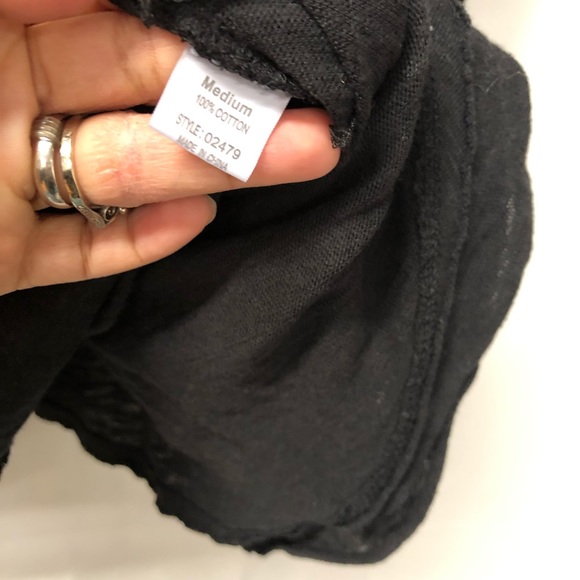 Poof medium black boho lace blend top - Picture 5 of 8